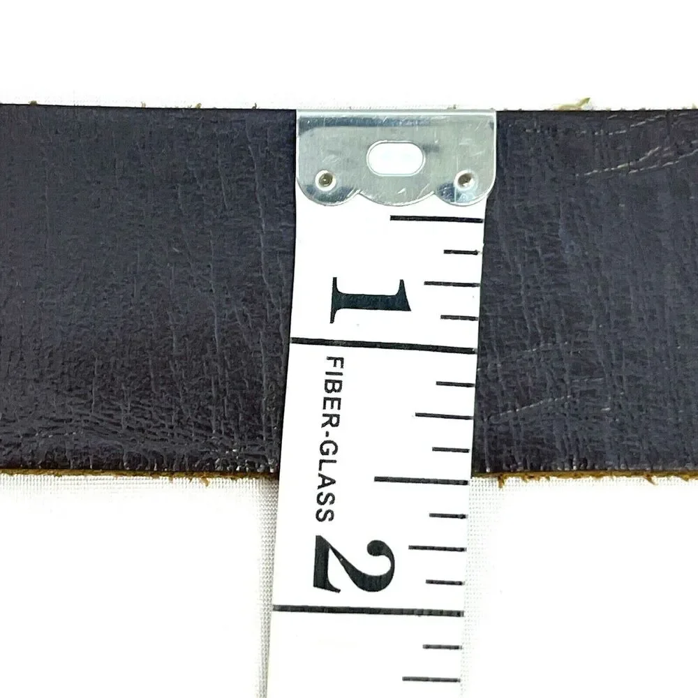 Wrangler Mens Leather Belt 36 Frame Style‎ Buckle Brown Heavy Duty 32-41